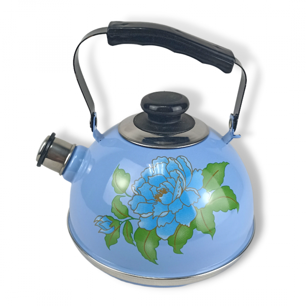 Kettle 2,5l ??04/25/09/13 movable handle grey-blue/Blue orchid (decor-stainless steel)